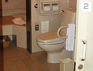 身体障がい者用ツインルーム内トイレ
